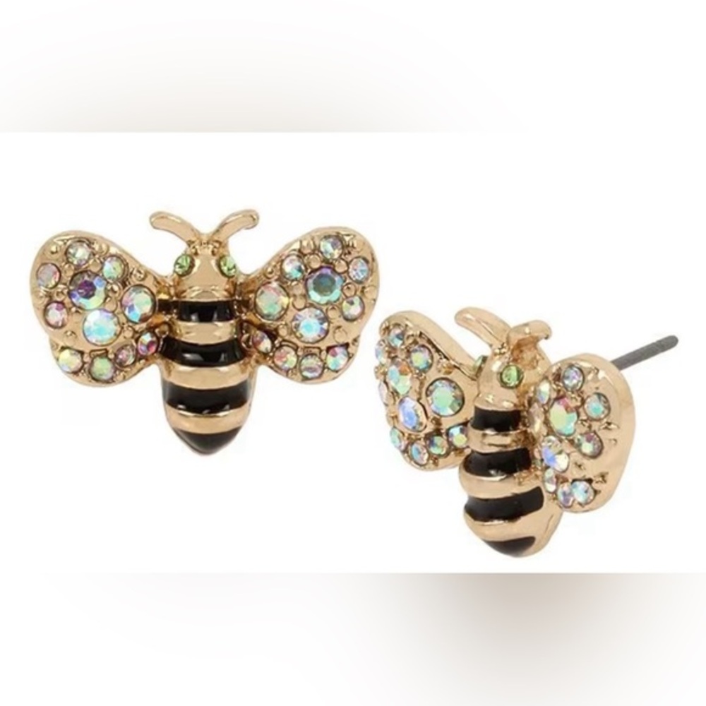 Betsy Johnson Bee stud earrings